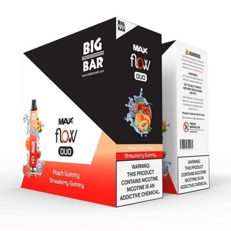 Big Bar MAX FLOW DUO Disposable | 4000 Puffs | 12m...