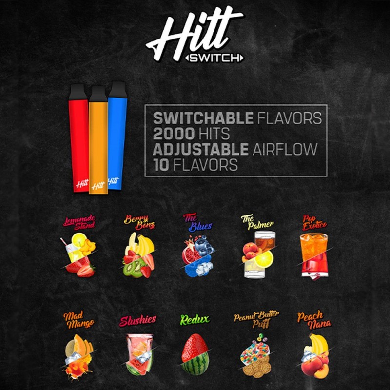 Hitt Switch Disposable | 2000 Puffs | 6.6mL