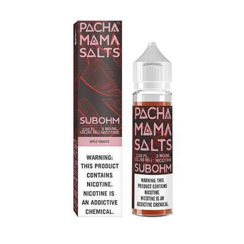 Apple Tobacco by PACHAMAMA Sub Ohm Salts 60ml