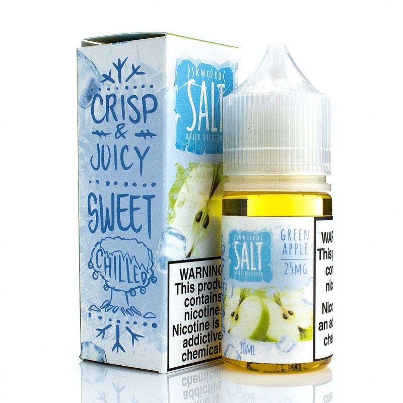 Green Apple Iced by Skwezed Salt 30ml.