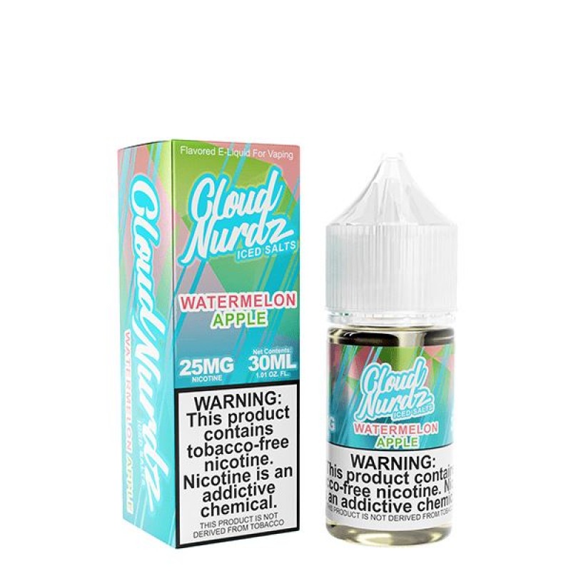 Iced Watermelon Apple by Cloud Nurdz TFN Salts E-L...