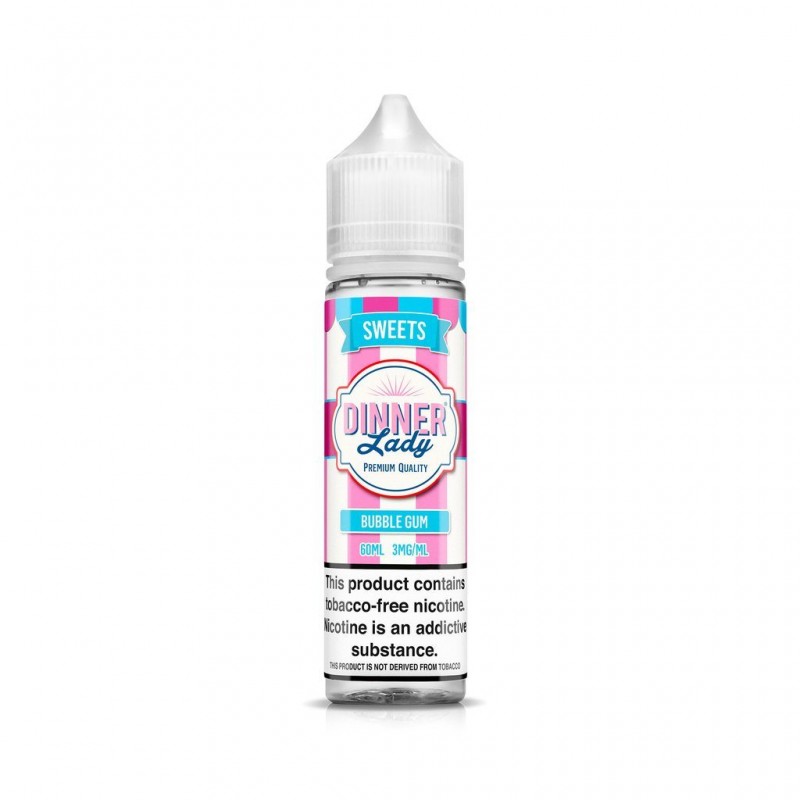 Bubblegum By Dinner Lady Tobacco-Free Nicotine 60m...