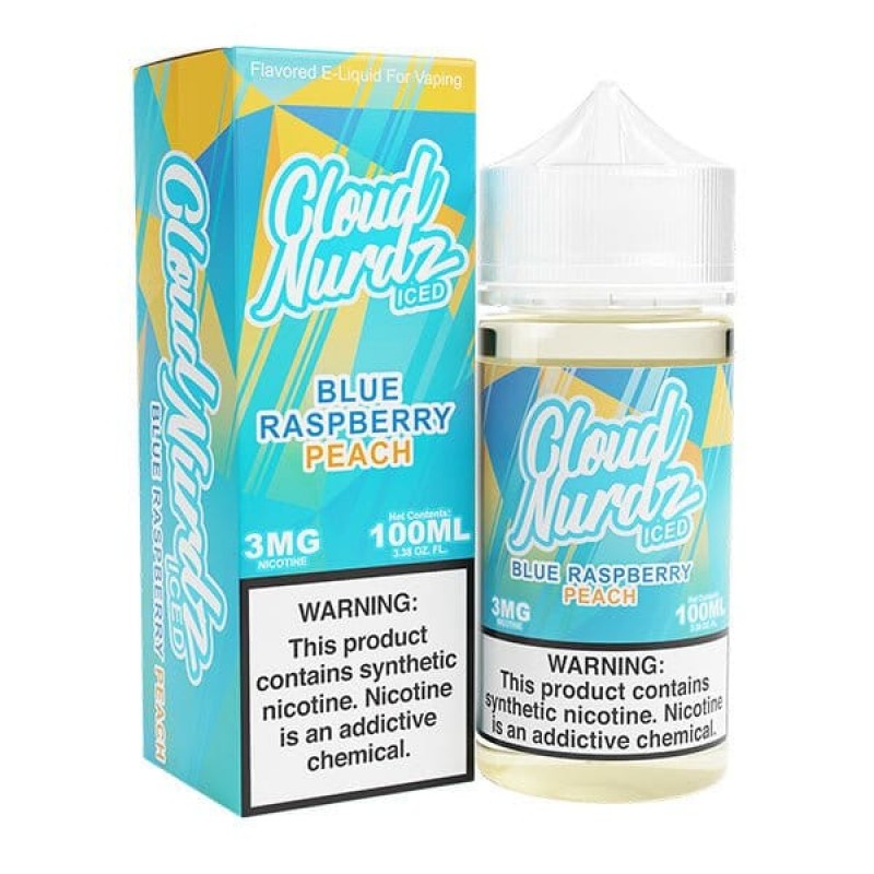 Blue Raspberry Peach Iced by Cloud Nurdz TFN 100ml